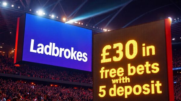 Unlock £30 in free bets with a £5 Ladbrokes sign up
